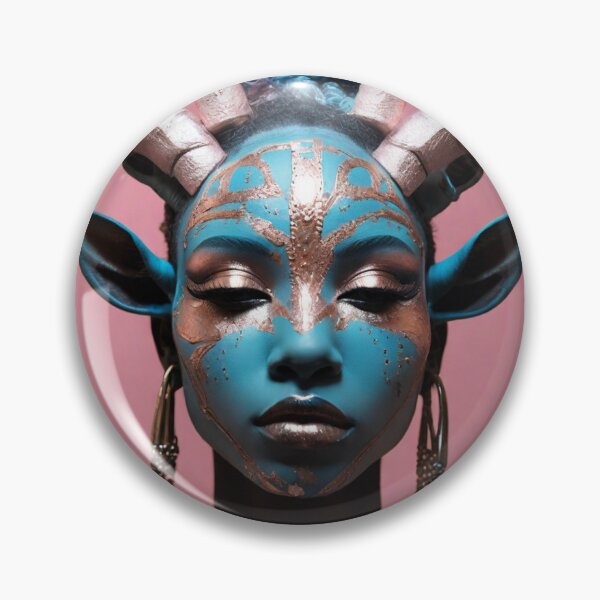Item preview, African Satyress; Modern Fantasy Art; designed and sold by Mona-Leilah.