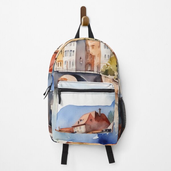 Item preview, Beautiful Watercolor Europe Landscape 22 designed and sold by Yzakreativ.