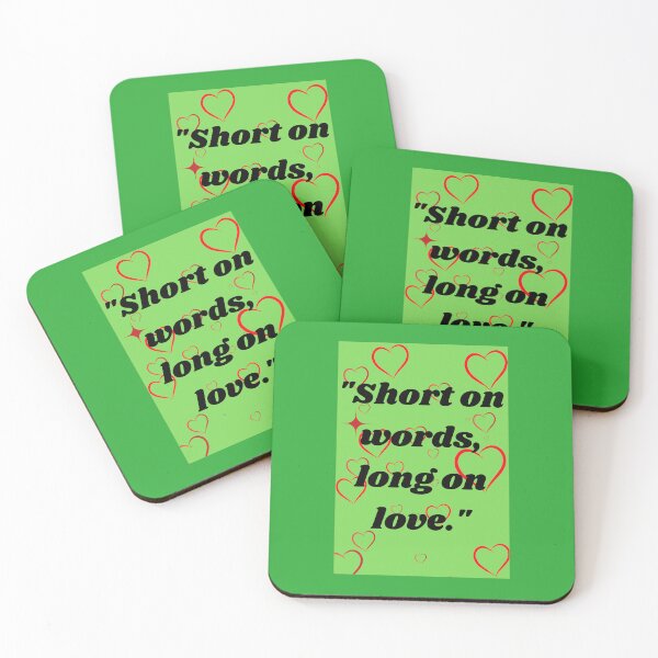 Item preview, Short  on words long on love designed and sold by Wpstrade.