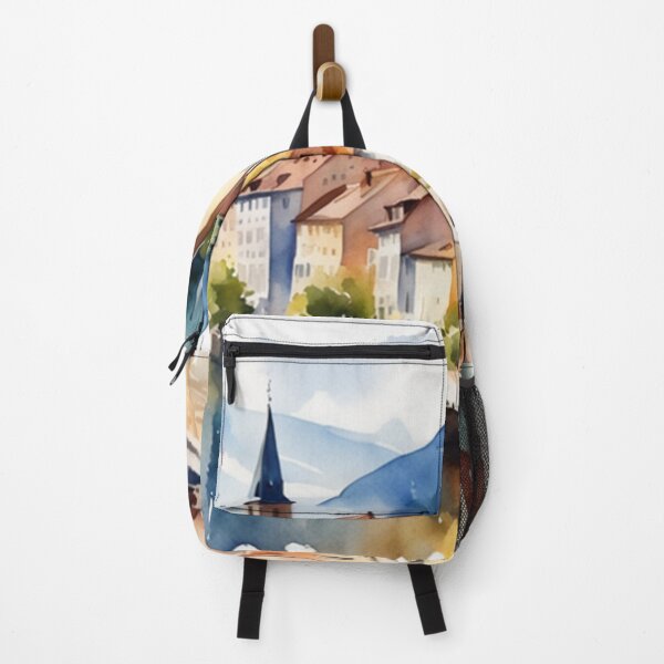 Item preview, Beautiful Watercolor Europe Landscape 23 designed and sold by Yzakreativ.