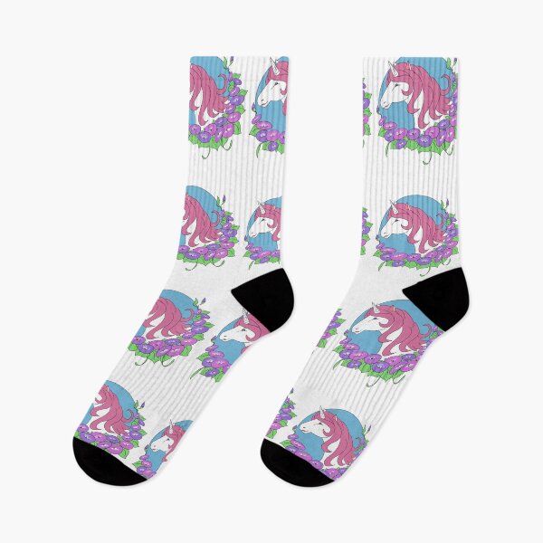 Item preview, Unicorn and Morning Glory designed and sold by HugSomeNettles.