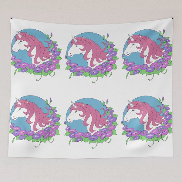 Item preview, Unicorn and Morning Glory designed and sold by HugSomeNettles.