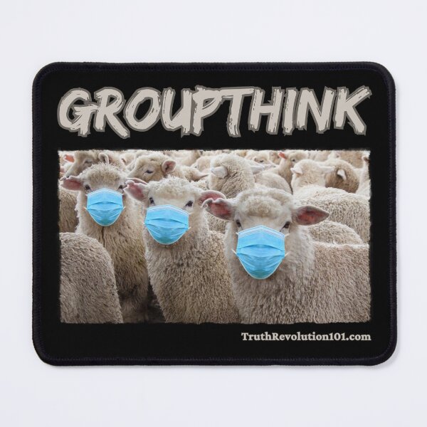 Item preview, Groupthink George Orwell quote designed and sold by TruthRev101.