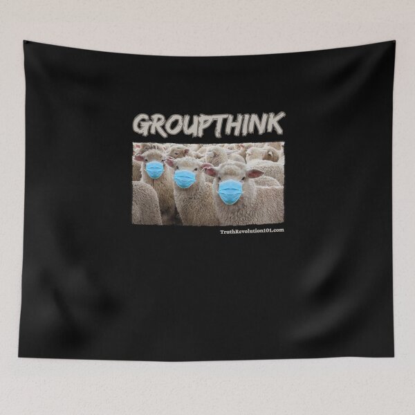 Item preview, Groupthink George Orwell quote designed and sold by TruthRev101.