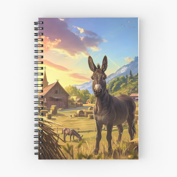 Item preview, Friendly Donkey Farmyard designed and sold by cute-animals99.