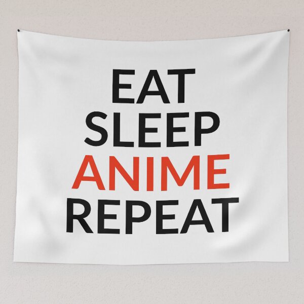 Item preview, Eat, Sleep, Anime, Repeat designed and sold by Israelbeck7.