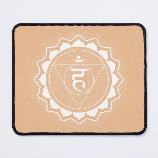 Item preview, Throat Chakra Mandala - Melon + Snow designed and sold by Irene Estelle.