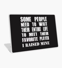 Mom Raised Her Favorite Player - Funny Gift Idea Laptop Skin