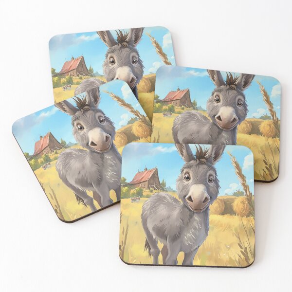 Item preview, Friendly Farmyard Donkey designed and sold by cute-animals99.