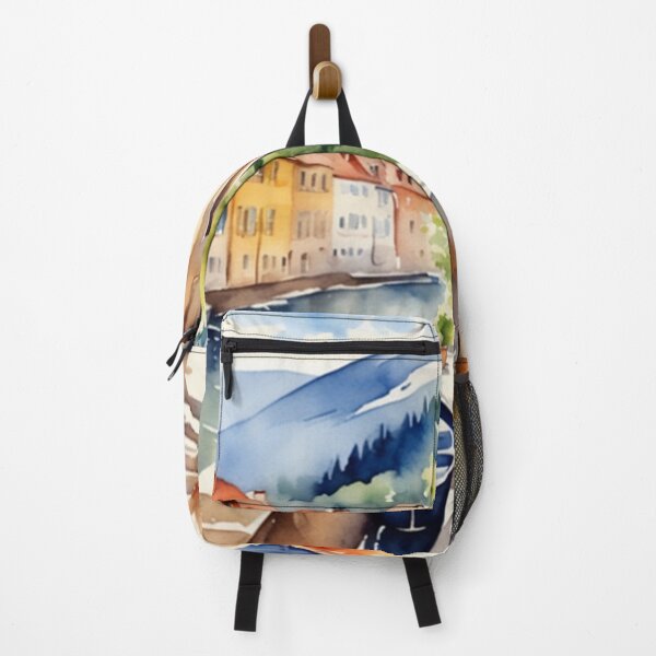 Item preview, Beautiful Watercolor Europe Landscape 25 designed and sold by Yzakreativ.