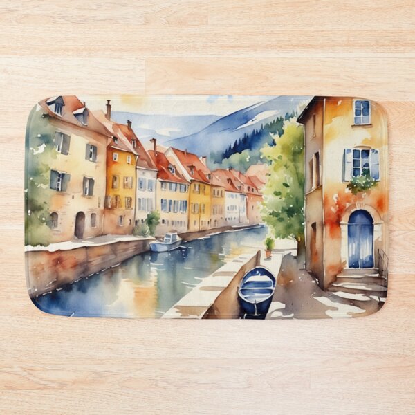 Item preview, Beautiful Watercolor Europe Landscape 25 designed and sold by Yzakreativ.