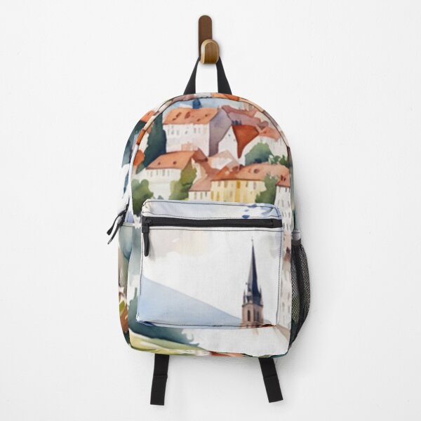 Item preview, Beautiful Watercolor Europe Landscape 26 designed and sold by Yzakreativ.