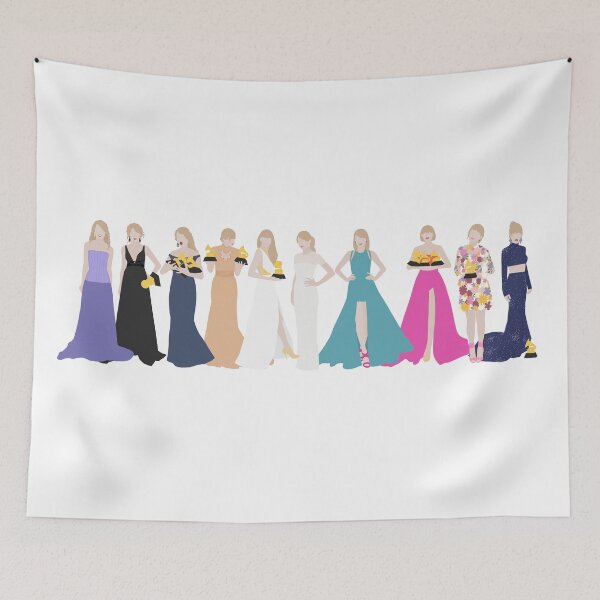 Item preview, Taylor Swift Grammy Awards 2008-2023 designed and sold by Ella's  Doodles And Designs.