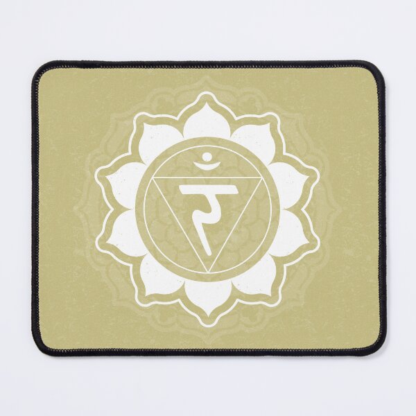 Item preview, Solar Plexus Chakra Mandala - Gold + Snow designed and sold by Irene Estelle.