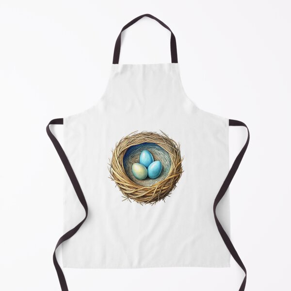 Item preview, blue color egg in the nest designed and sold by designerTurker.
