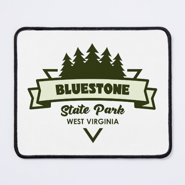 Item preview, Bluestone State Park West Virginia Trees And Ribbon designed and sold by bivenart.
