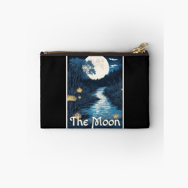 Item preview, The Moon Lake Reflection Major Arcana Card Silent Night designed and sold by Pixel Waite.