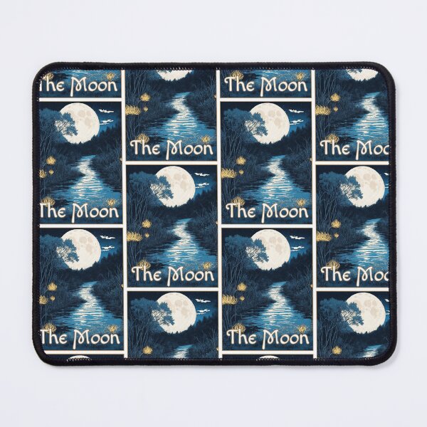 Item preview, The Moon Lake Reflection Major Arcana Card Silent Night designed and sold by Pixel Waite.