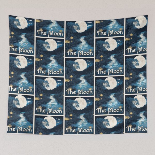 Item preview, The Moon Lake Reflection Major Arcana Card Silent Night designed and sold by Pixel Waite.