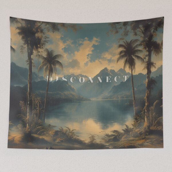 Item preview, DISCONNECT | Altered Vintage Landscape Art designed and sold by Altered Pixels.