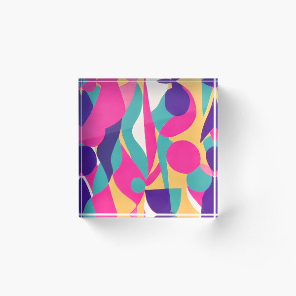 Aperçu de l'œuvre motif abstrait coloré créée et vendue par Blue-Fall.