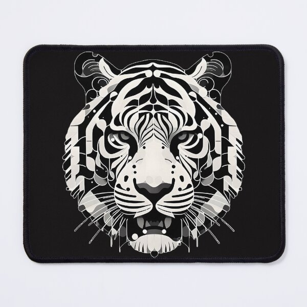 Item preview, Angry Tiger Face,Leonard Tiger,Whaite designed and sold by FINALSHOP1.