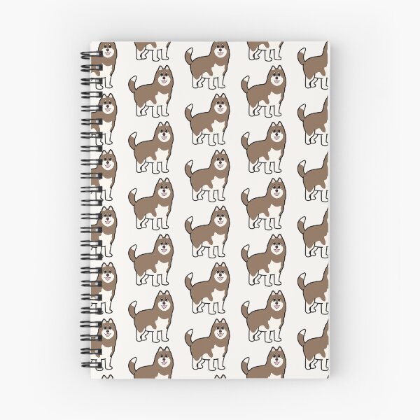 Item preview, Fluffy Husky (brown and white) designed and sold by carollee-art.
