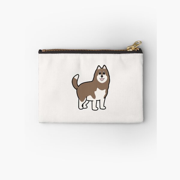 Item preview, Fluffy Husky (brown and white) designed and sold by carollee-art.