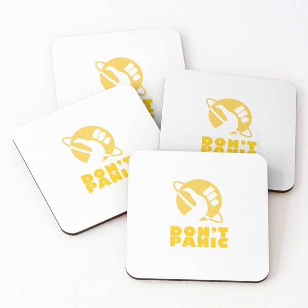 Item preview, Don't Panic (Yellow) designed and sold by thefandomfiend.