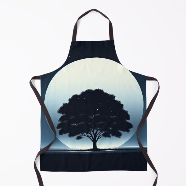 Item preview, Serene Moonlit Solitude in Minimalist Art designed and sold by SunkenCost.