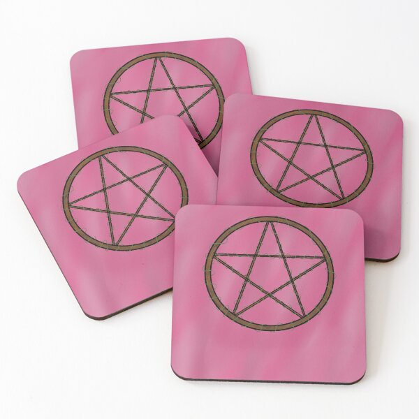 Item preview, Pink Ivy Witch Pentacle designed and sold by Bacchic-Caelum.