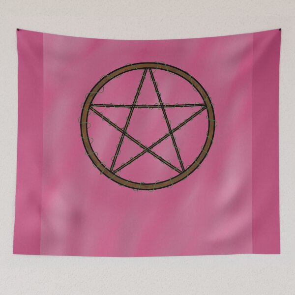 Item preview, Pink Ivy Witch Pentacle designed and sold by Bacchic-Caelum.