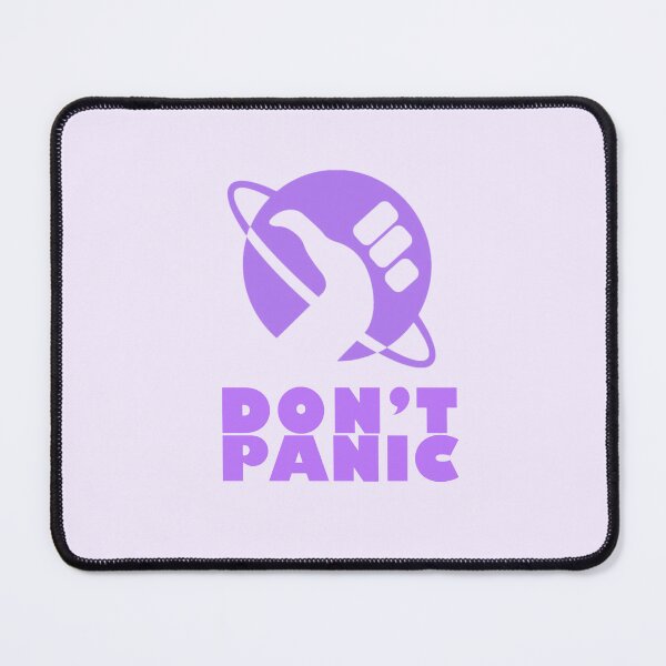 Item preview, Don't Panic (Purple) designed and sold by thefandomfiend.