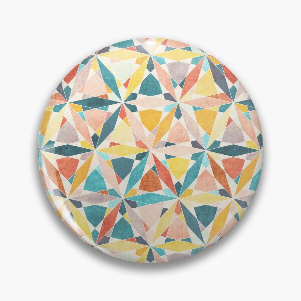 Item preview, Dopamine Kaleidoscope Crystal Geometric Abstract Pattern designed and sold by micklyn.