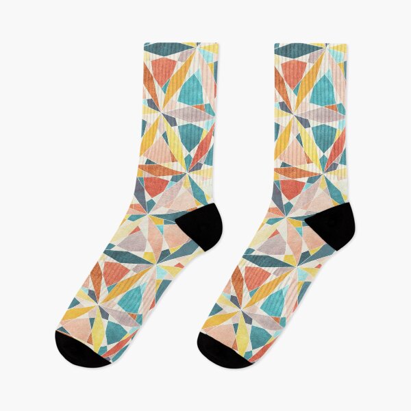 Item preview, Dopamine Kaleidoscope Crystal Geometric Abstract Pattern designed and sold by micklyn.