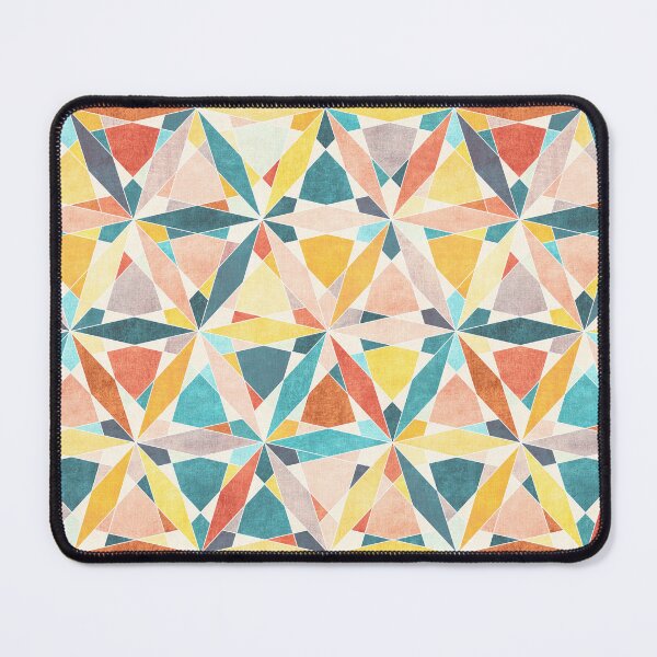 Item preview, Dopamine Kaleidoscope Crystal Geometric Abstract Pattern designed and sold by micklyn.
