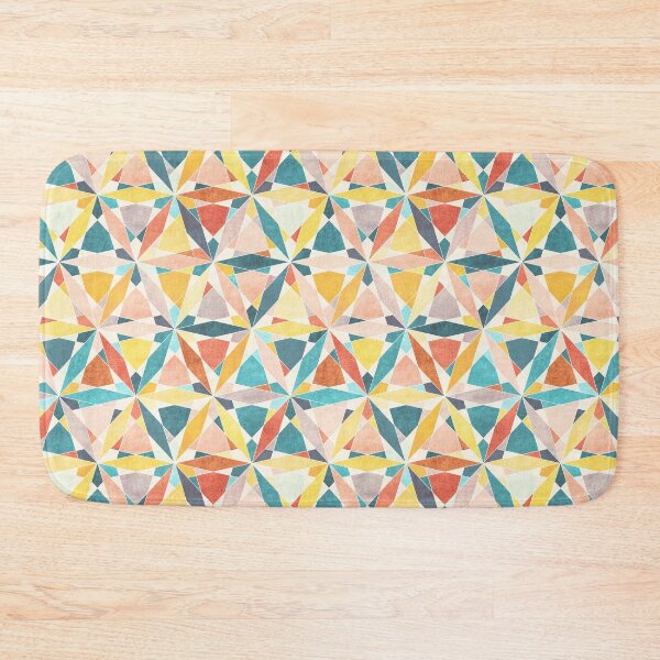Item preview, Dopamine Kaleidoscope Crystal Geometric Abstract Pattern designed and sold by micklyn.