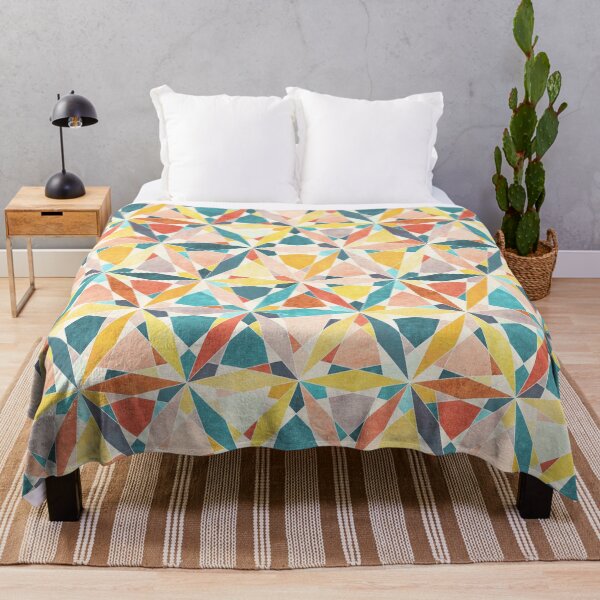Item preview, Dopamine Kaleidoscope Crystal Geometric Abstract Pattern designed and sold by micklyn.