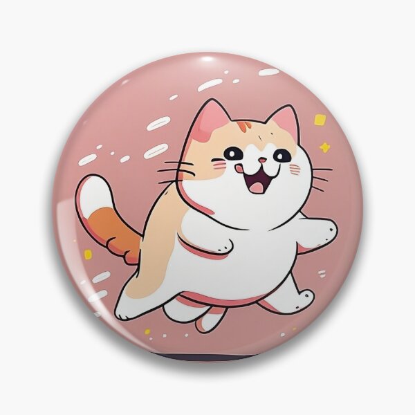 Artikelvorschau, Pounce & Play - Fröhliche Kawaii-Katzenillustration entworfen und verkauft von ColorsOfCulture.