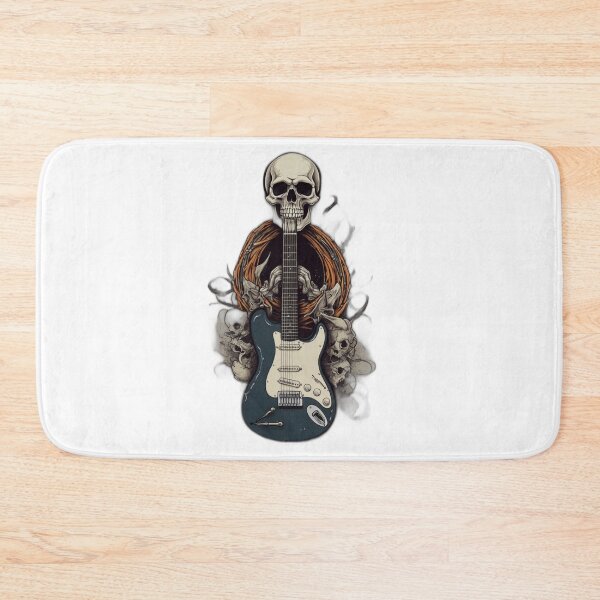 Item preview, Rock & Roll Revival: Unleash Your Inner Rebel with Skull & Guitar designed and sold by artistmagicshop.