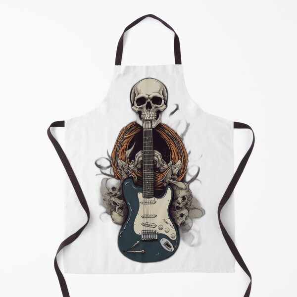 Item preview, Rock & Roll Revival: Unleash Your Inner Rebel with Skull & Guitar designed and sold by artistmagicshop.