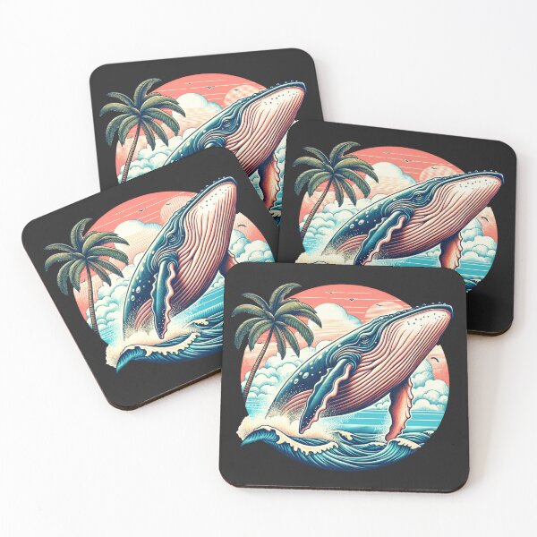 Item preview, Pacific Humpback Whale Breaching Water designed and sold by HippieFarms11.