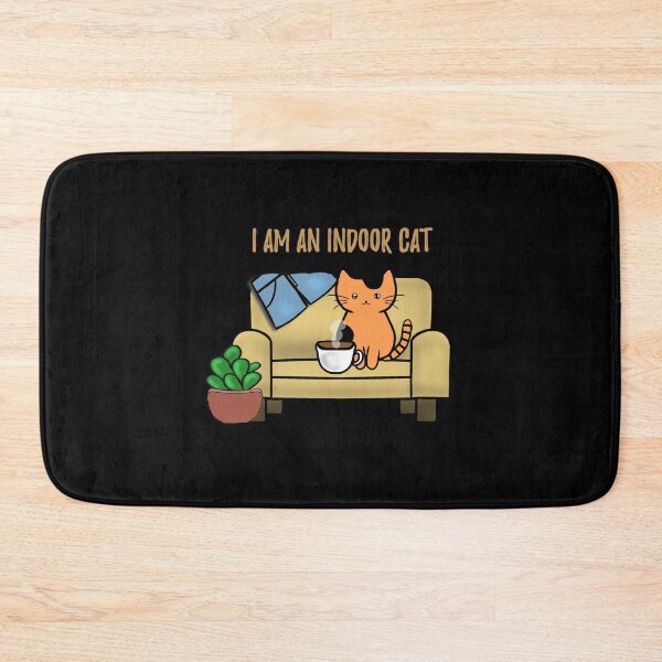 Item preview, I am an indoor cat - cute introvert cat designed and sold by stayartsy07.