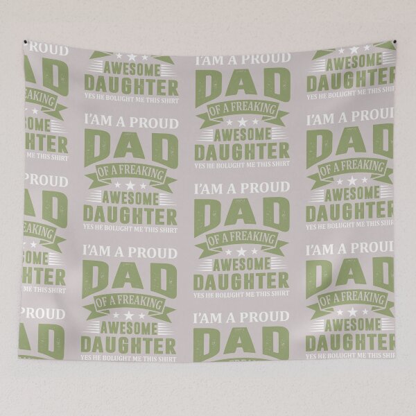 Item preview, I Am A Proud Dad of Awesome Daughter Fathers & Daughter Day designed and sold by roboartpixel.