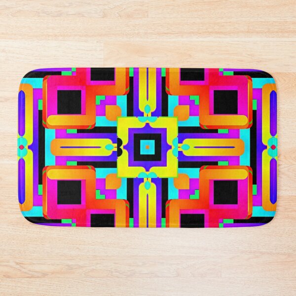 Item preview, Colorful Block Pattern #2 designed and sold by SuperMoniHalo.