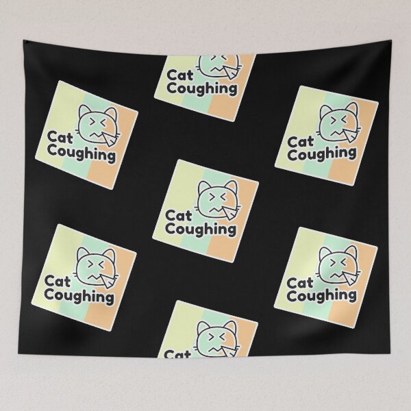 Item preview, Cat Coughing Meme designed and sold by CosmoLush.