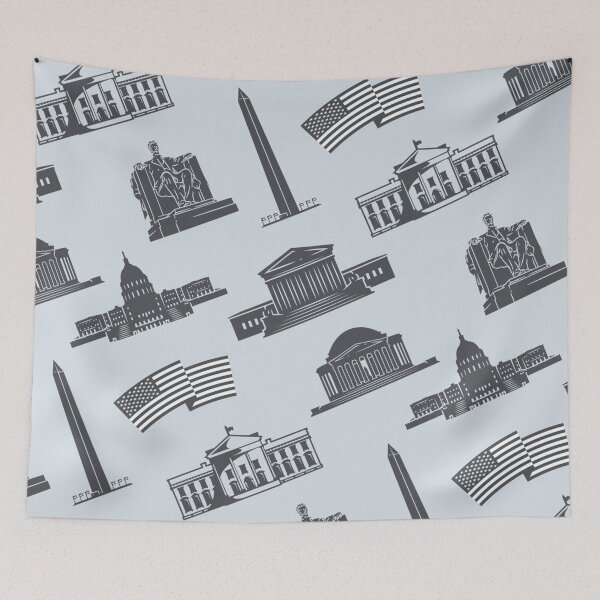 Item preview, Washington attractions designed and sold by DerSenat.