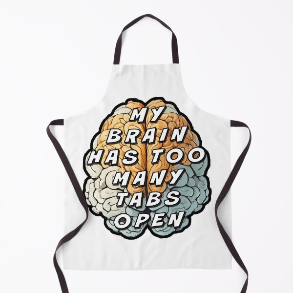 Item preview, My Brain Has Too Many Tabs Open designed and sold by Angry Swan Designs.