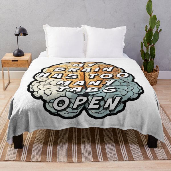 Item preview, My Brain Has Too Many Tabs Open designed and sold by Angry Swan Designs.
