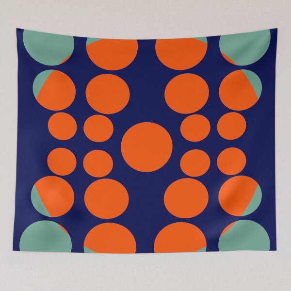 Item preview, Retro 1970s style geometric pattern designed and sold by pauloneill-art.